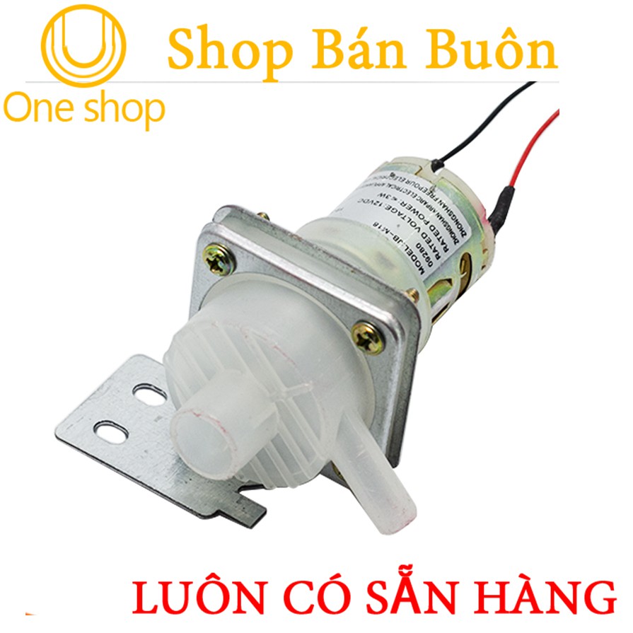 Máy Bơm Mini 12VDC Trắng Siêu Khỏe