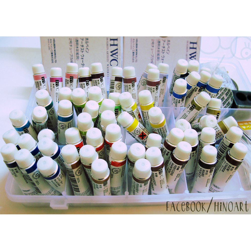 Tông cam, vàng màu nước 5ml Holbein Artists' Watercolor - tuýp lẻ