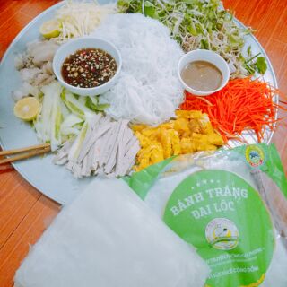 Combo bánh tráng mắm nêm