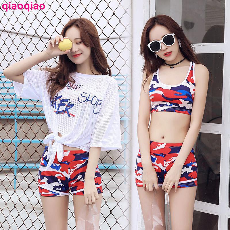 Set Đồ Tắm In Họa Tiết Hoa Phong Cách Hàn Quốc Dành Cho Nữ | BigBuy360 - bigbuy360.vn