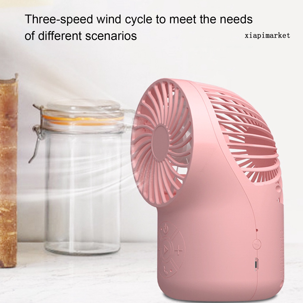 MALO_F8 Desk Fan Speaker 2 In 1 Creative Solid Color Bluetooth 5.0 Fan Speaker for Home