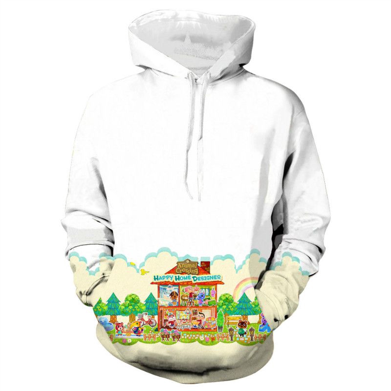 Áo Hoodie In Hình 3d Game Animal Crossing