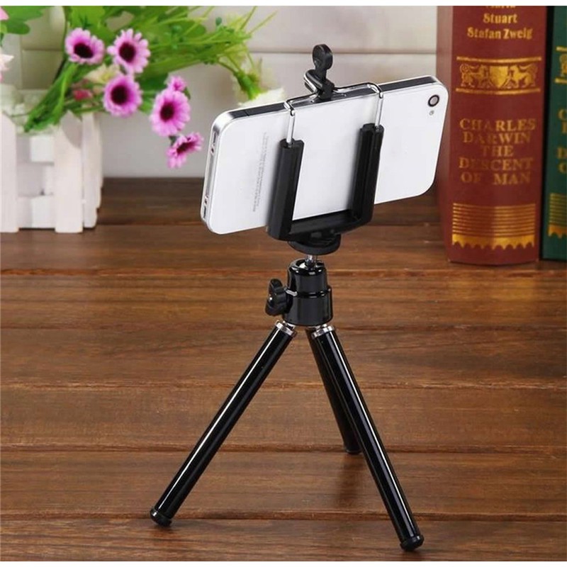 Giá đỡ điện thoại gắn chân tripod kèm chân đế