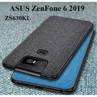 Ốp Lưng ASUS Zenfone 6 2019 (ZS630KL) Mặt Lưng Vải Không Thấm Nước Cao Cấp
