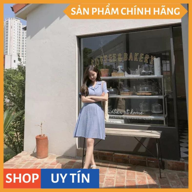 Đầm xoè cổ vest tay ngắn,thiết kế kiểu cổ điển quốc dân dễ thương, xinh đẹp tại Thời Trang VADA (Đ256) | BigBuy360 - bigbuy360.vn