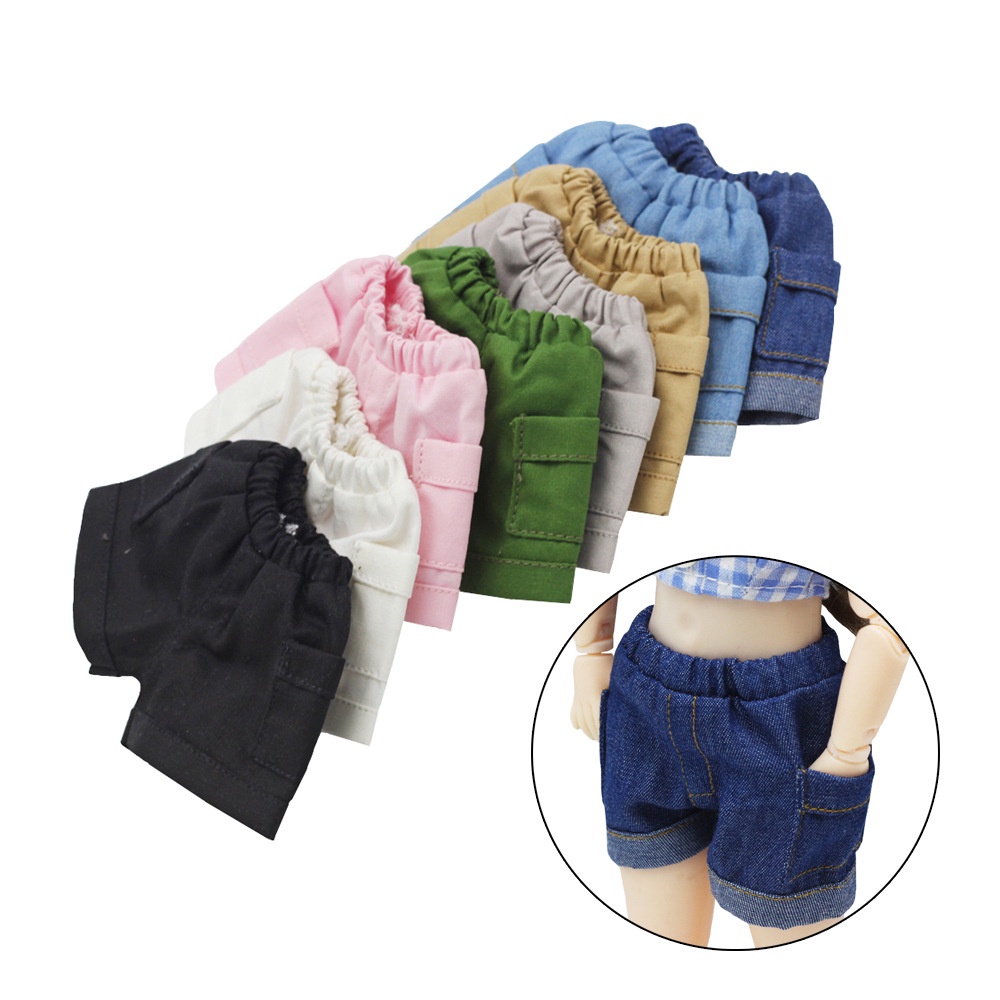 Quần short denim Thời Trang Cho Búp Bê Tỉ Lệ 1 / 6 30cm