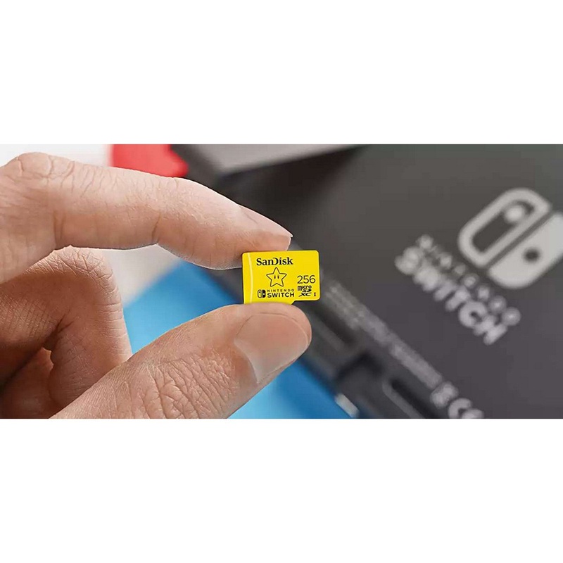 Sandisk Thẻ Nhớ micro sd 128gb / 256gb sdxc Cho Máy Chơi Game nintendo switch