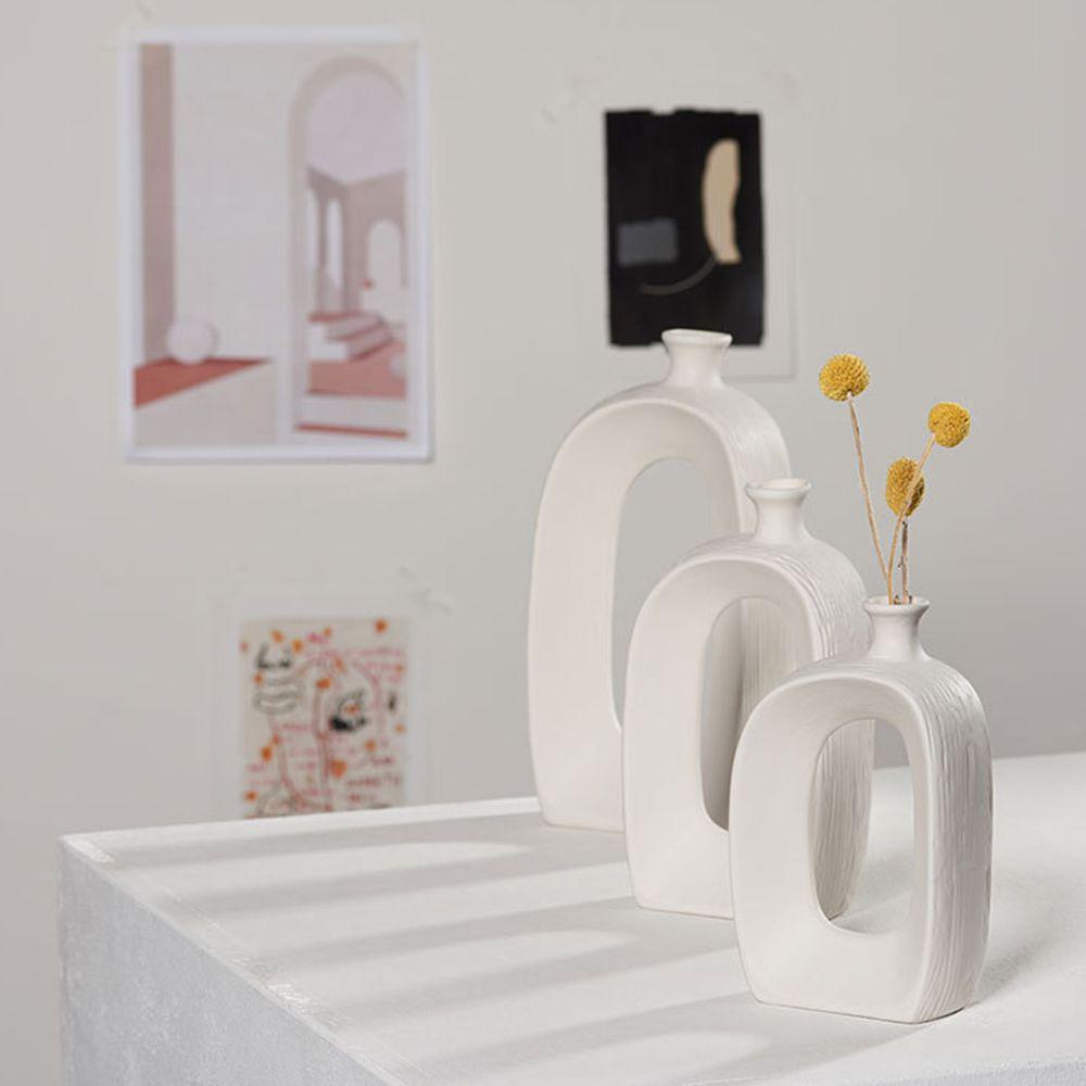 CONOPERY Bình Hoa Sứ Để Bàn Trang Trí Văn Phòng Hiện Đại