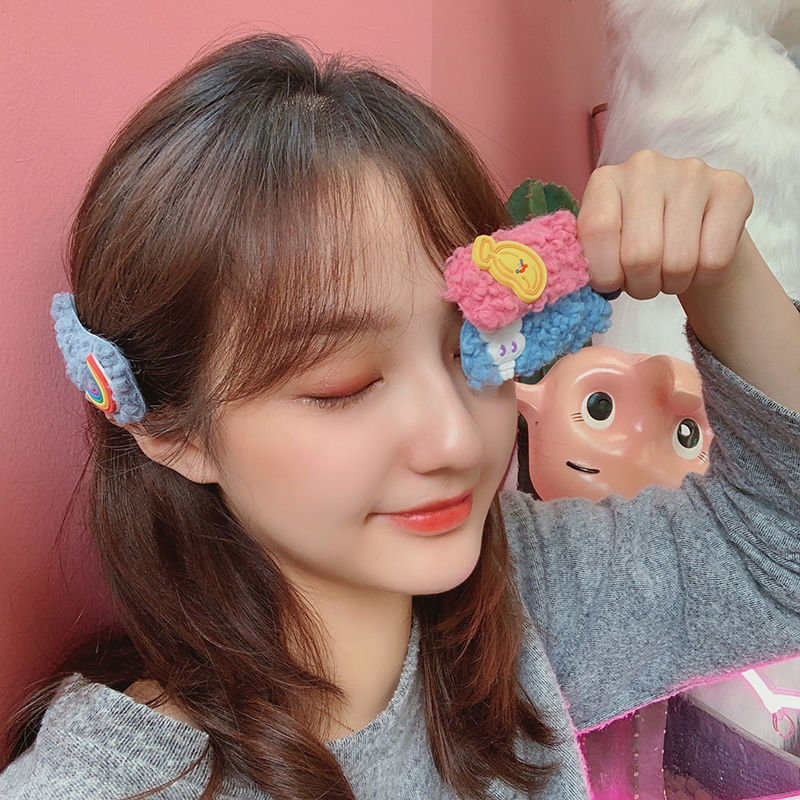 Kẹp Tóc Búp Bê Kiểu Hàn Quốc Xinh Xắn Cho Bé Gái