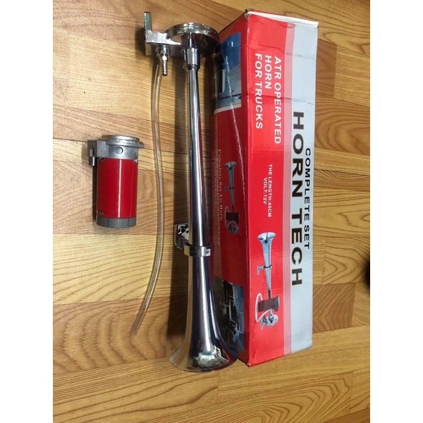 Còi điện sinh hơi 1 loa âm thanh khủng công suất 12V - 24V . Còi điện ô tô, xe máy, xe hơi, xe tải