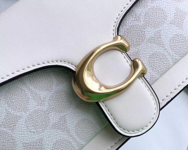 🆘RẺ NHẤT SHOPEE🆘 TÚI COACH TABBY CANVAS TRẮNG