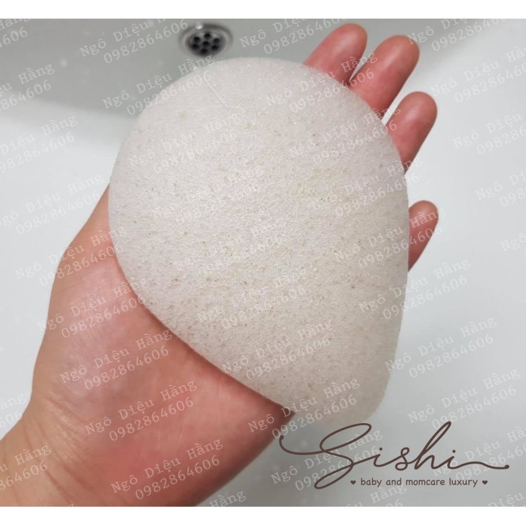 Bông tắm Cho Bé Murmur Baby 100% Natural Konjac Sponge