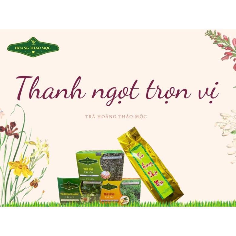 Trà gừng túi lọc Hoàng Thảo Mộc - Hỗ trợ ổn định huyết áp, lợi tiểu, thông mạch (60 gói)