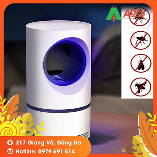 Máy Bắt Muỗi Thông Minh - Đèn Led Xanh Hút Côn Trùng , Muỗi , Bọ