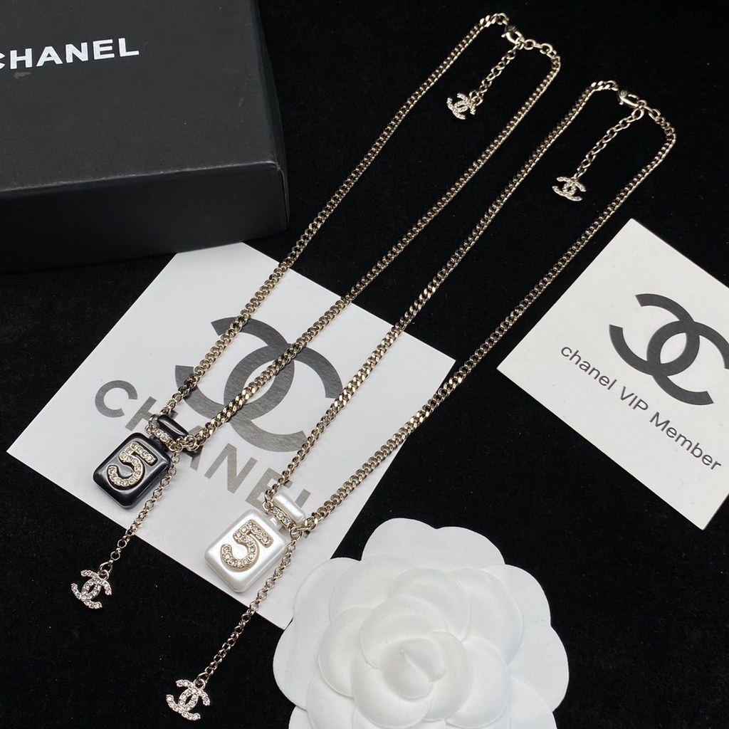 Dây Chuyền Mạ Bạc 925 Mặt Hình Lọ Nước Hoa 5 Chữ Chanel Thời Trang