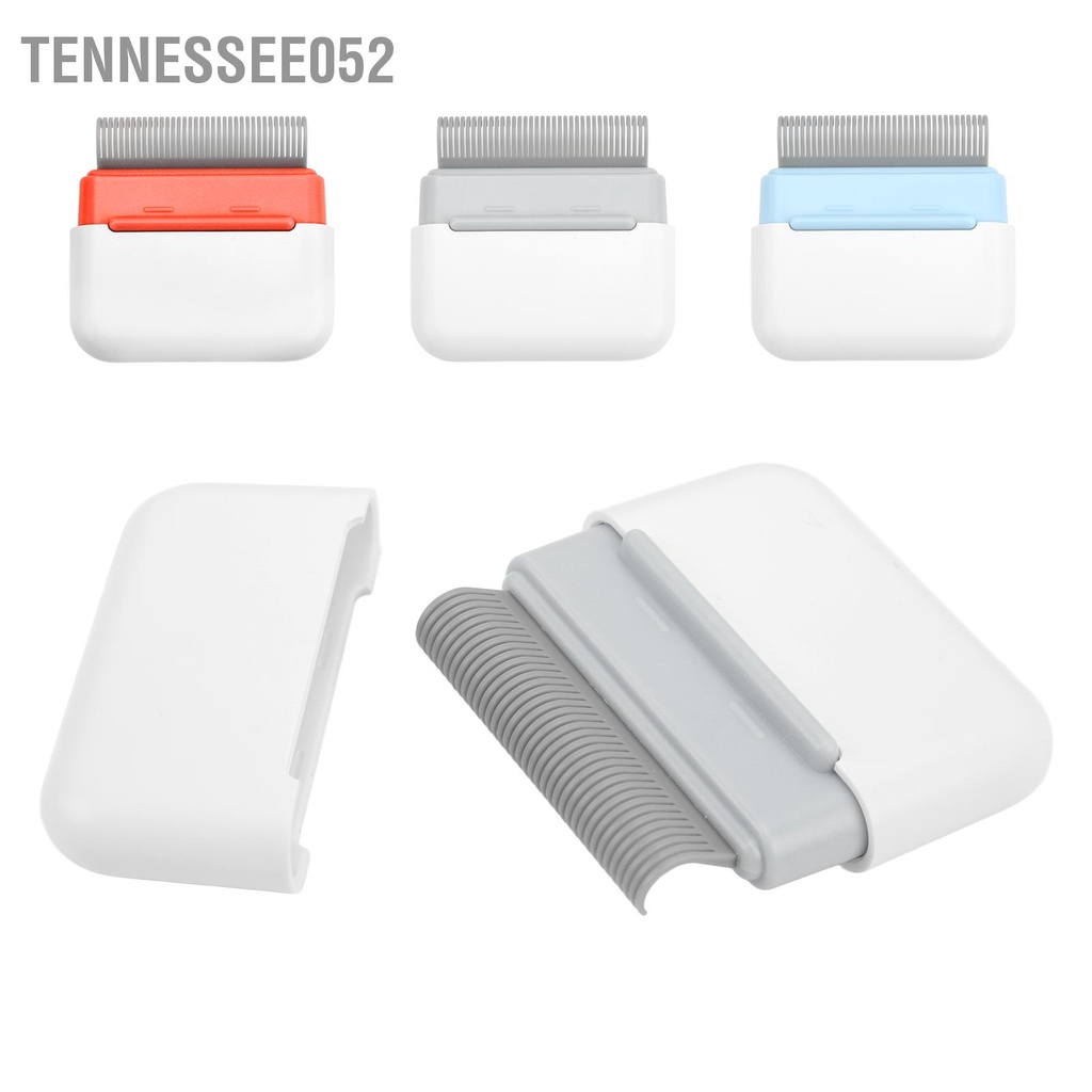 Tennessee052 Lược hai mặt dành cho thú cưng chải lông với Hộp đựng đồ bốn người chó mèo dài và ngắn