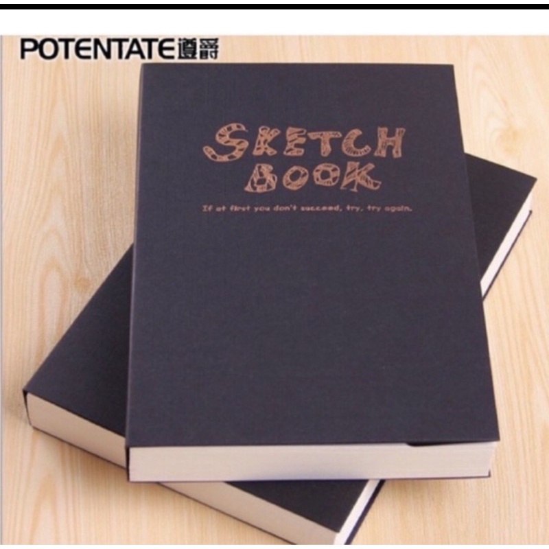 Sổ vẽ sketch book 120 trang may gáy Potentate 100gms