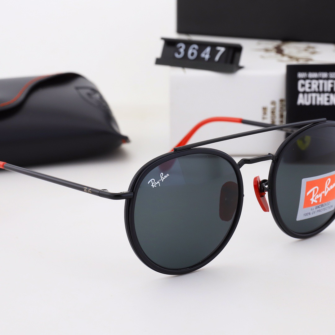 Aviator Ray-Ban_ chính hãng Kính râm 2021 Thời trang Hàn Quốc mới Kính râm nam nữ một mảnh Cặp đôi hợp thời trang Du lịch ngoài trời Kính râm lái xes