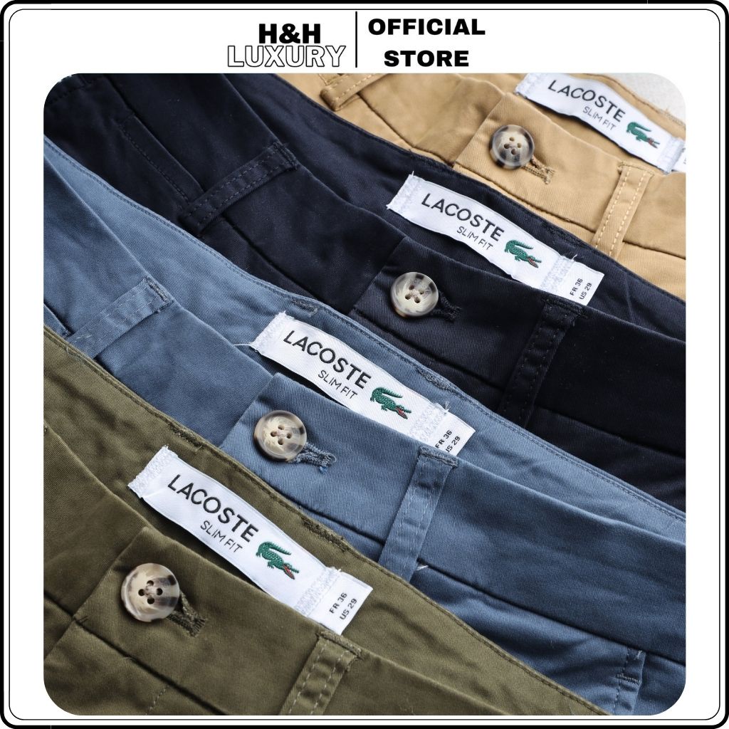 Quần kaki nam ống suông, quần kaki cao cấp chất liệu kaki siêu nhẹ xuất xịn - H&H LUXURY