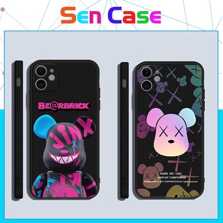 Ốp Lưng Iphone Cạnh Vuông  Hình Kaws, BVC Cho Iphone6/6s/7/8/7plus/8plus/6plus/6splus/11/11pro//11promax/x/xs/xsmax/12