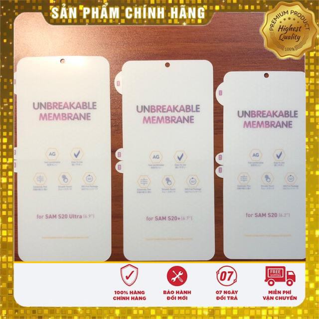 Dán PPF NHÁM ( tự hồi phục) mặt trước S8/S9,S8+/S9+,Note8/9/10,S10,S10+,s20,s 20plus, s20ultra,note 10Plus/Ultra/Pro