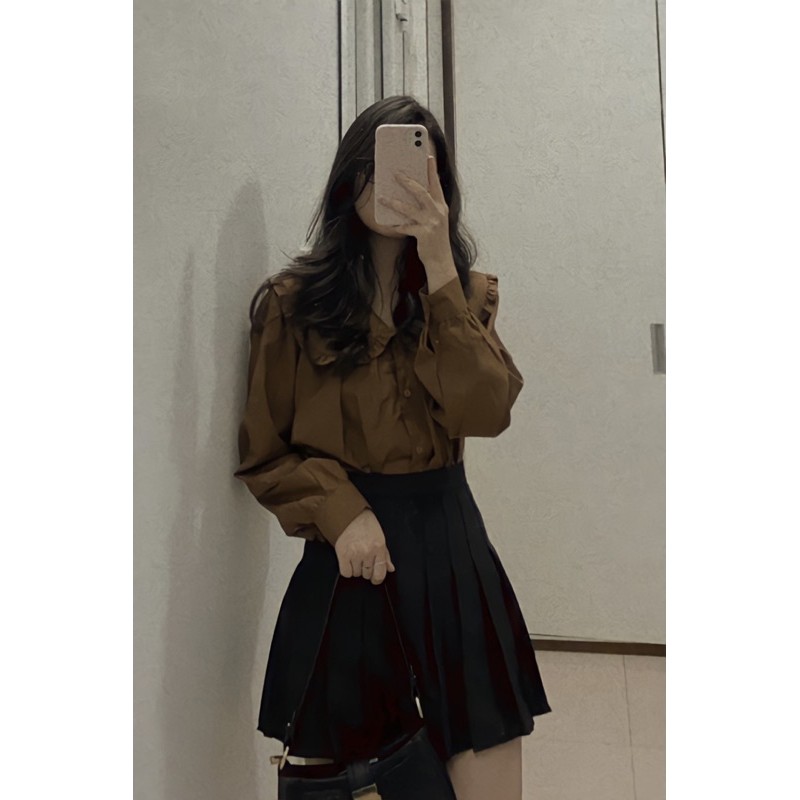 áo sơ mi cổ bèo - ảnh thật shop chụp | BigBuy360 - bigbuy360.vn