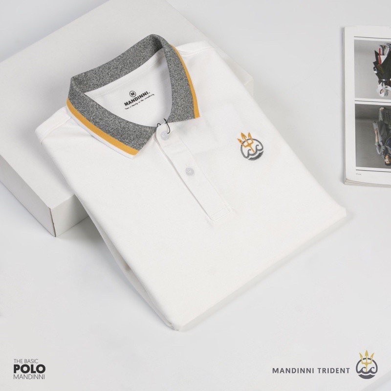 Áo thun ngắn tay có cổ nam chất cá sấu dày mát thêu logo kiểu dáng Hàn Quốc siêu đẹp