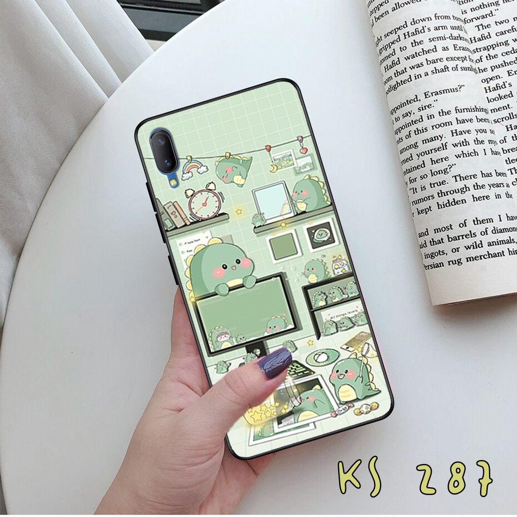 Ốp lưng Vivo V11 - Vivo V11i - Ốp in hình khủng long,dinosaur dễ thương