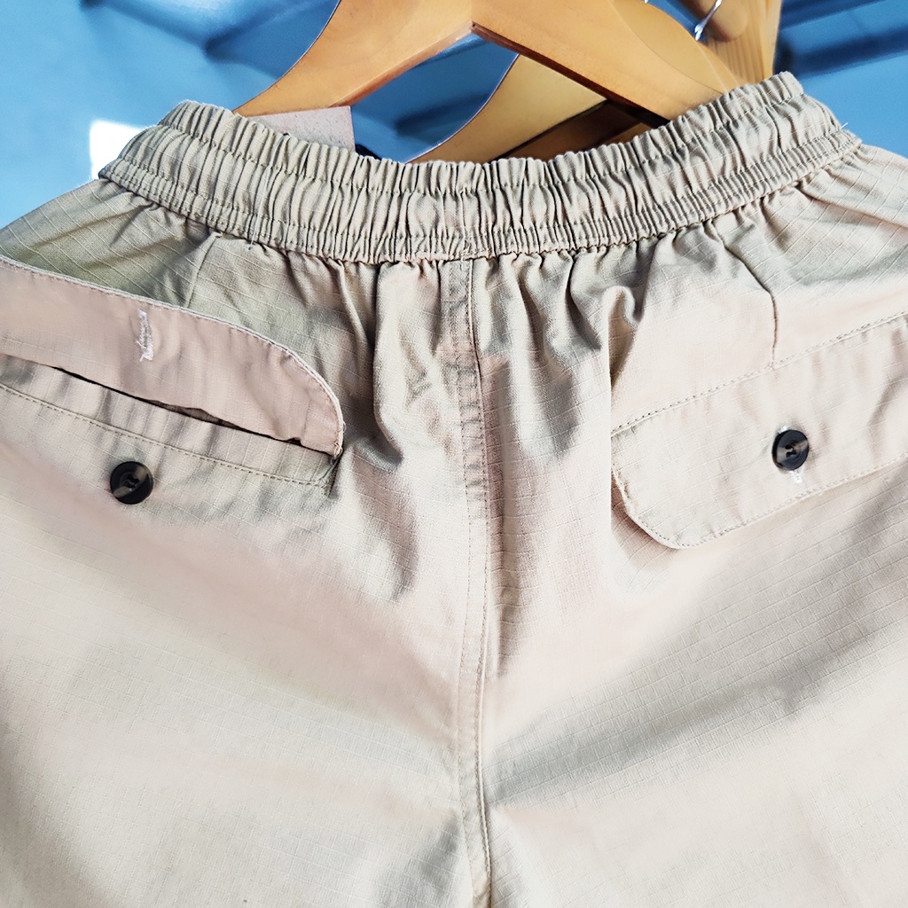 Quần ngố kaki nam , quần short nam kaki cao cấp, lưng thun dáng thể thao