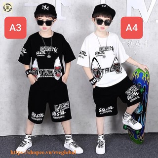 Quần Áo Bé Trai ⚡GIẢM SỐC ⚡ Sét Bộ Quần Áo Trẻ Em Mùa Hè Cho Bé Trai Magic NM Co Giãn 4 Chiều Thoáng Mát
