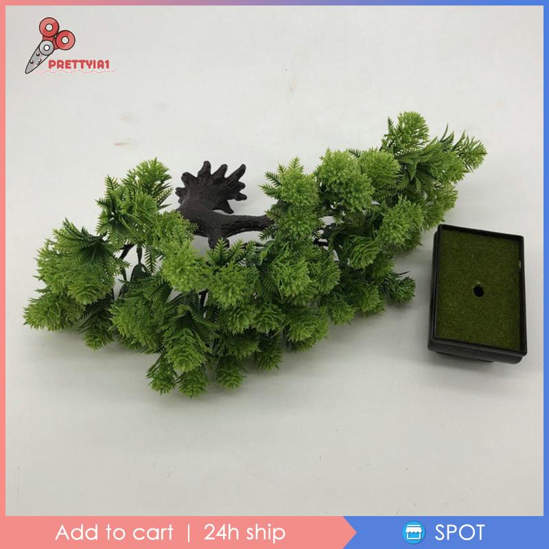 1] Chậu Cây Bonsai Giả Trang Trí Kệ Sách