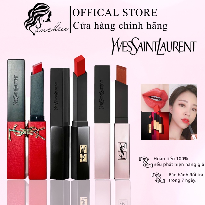 Son YSL Slim, YSL Rouge Pur Couture The Slim, Son YSL chính hãng các màu hot