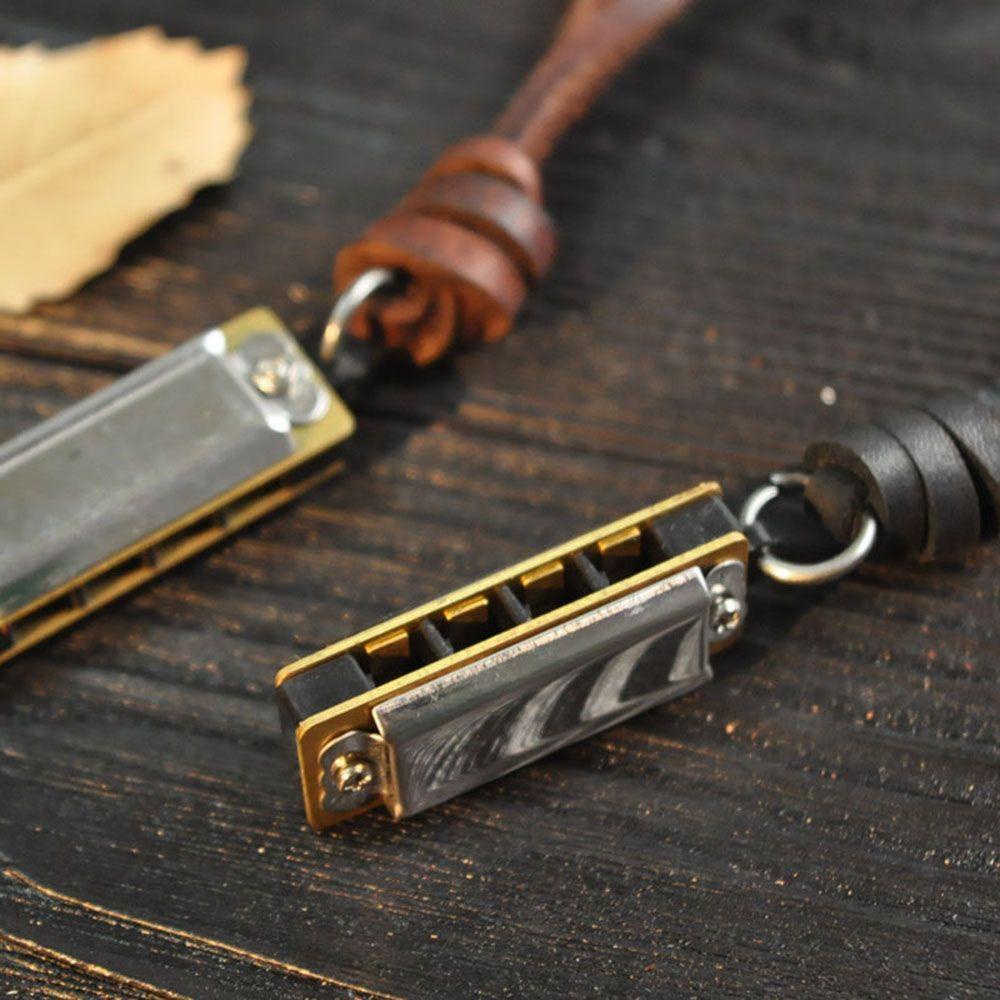 Vòng Cổ Kèn Harmonica Mini Phong Cách Retro