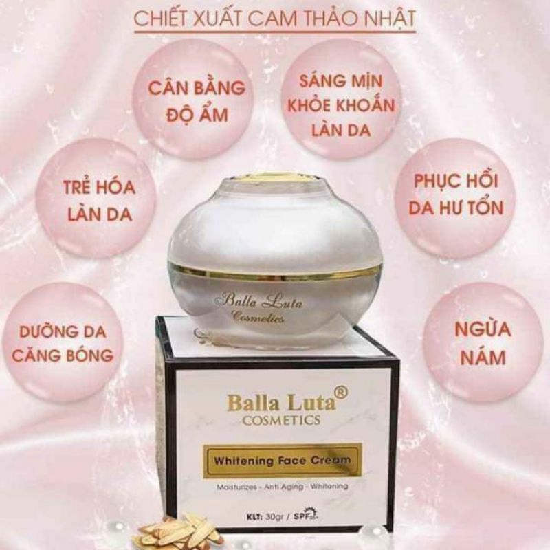 Kem Nâng Cơ BALLA LUTA Ngày Chống Nắng Dưỡng Trắng
