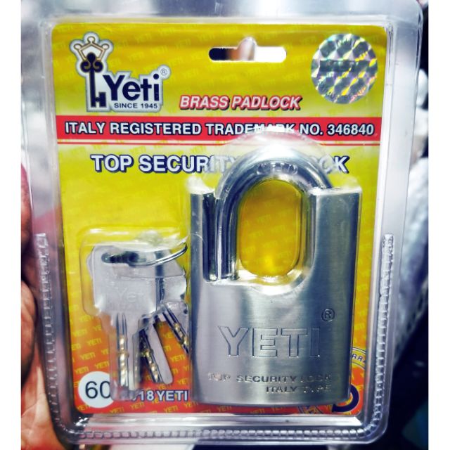 Ổ khóa chống cắt 60mm cao cấp yeti italy
