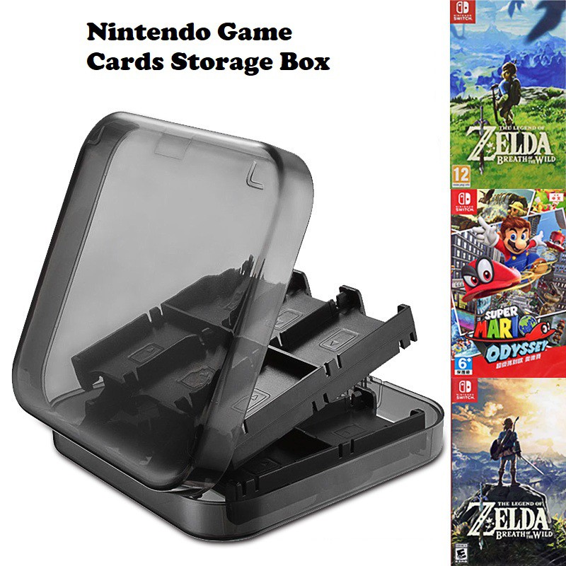 Lammcou Portable Game Card Holder Storage Case compatible with Nintendo Switch &amp; Switch Lite Case