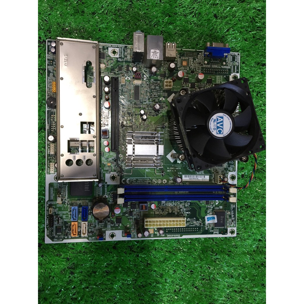 Combo Main máy bộ HP G41 (chạy ram DDR3), cpu E5300, Fan zin, fe zin lắp case thường ok, đẹp như mới