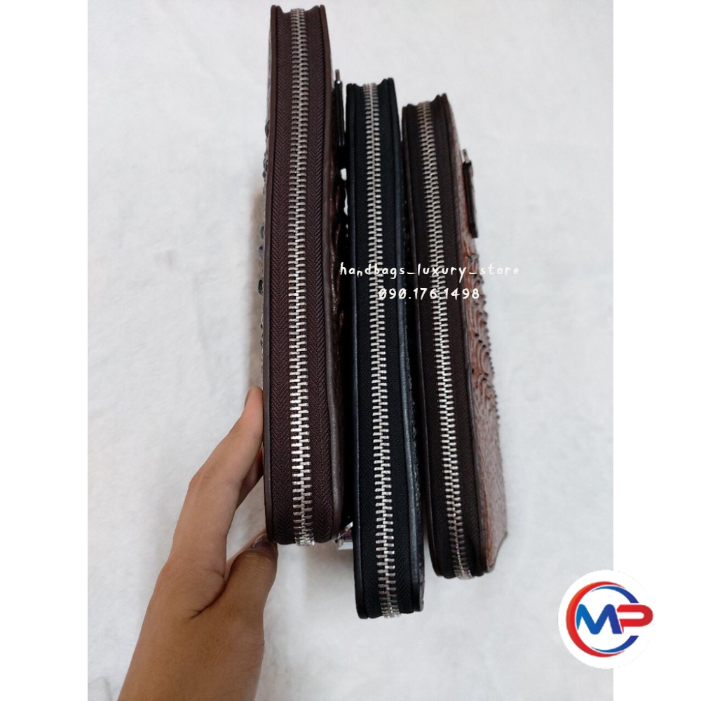 𝑭𝑹𝑬𝑬𝑺𝑯𝑰𝑷  Tab cầm tay nam da cá sấu 1 khóa loại xịn
