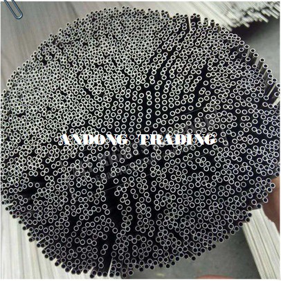 Ống inox đúc fi 6 dày 1li, (lỗ fi4), hàng loại 1 chất 304 công nghiệp dài 50cm
