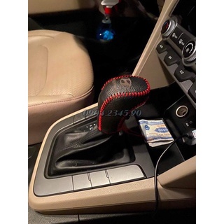Combo phanh tay và bọc cần số dùng riêng xe Huyndai accent AT tự động, bọc cần số và thắng tay da thật khâu tay thủ công