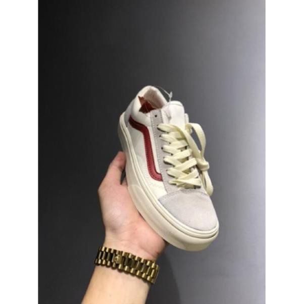 Giày Vans Style 36 Kẻ Đỏ Cao cấp Siêu Đẹp Cao Cấp [ SL  ib ] 👟 :)) , $