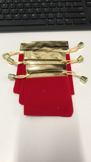 Combo 10 túi nhung đựng trang sức vòng tay, nhẫn | BigBuy360 - bigbuy360.vn