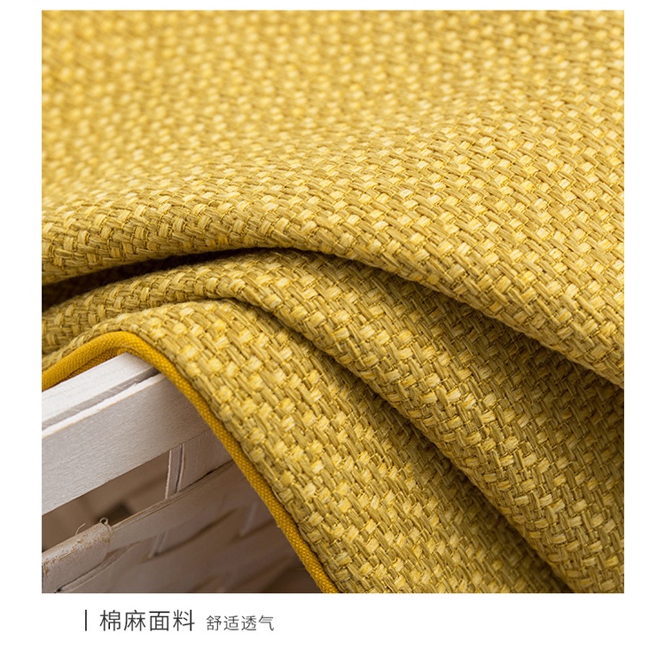 Vỏ Gối Vuông 45x45cm 30x50cm Bằng Cotton Linen Trơn Trang Trí Nhà Cửa