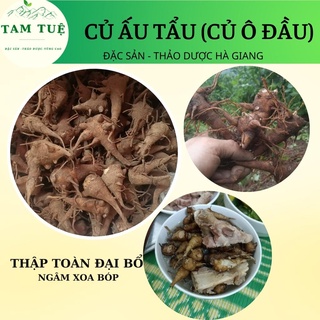 Củ ấu tẩu khô (củ ô đầu) ngâm rượu xoa bóp đặc sản hà giang