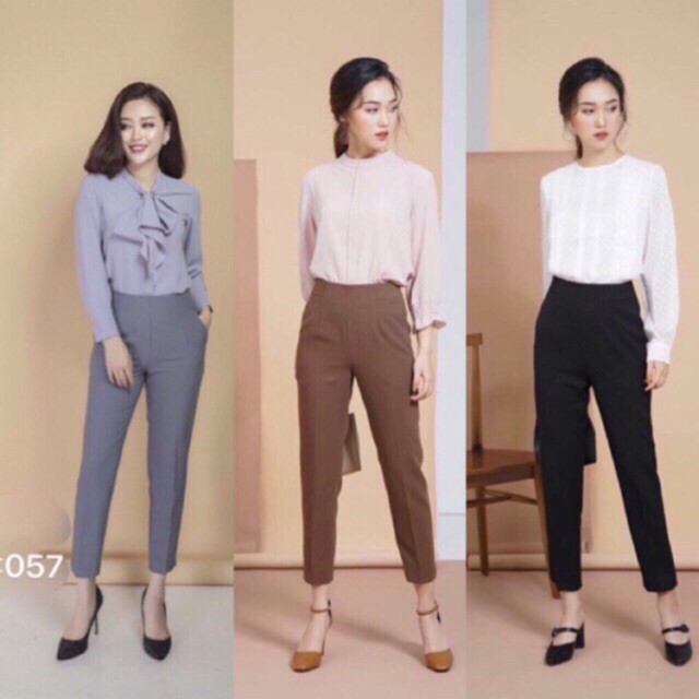 Quần baggy | Quần tây khoá sườn vải đẹp💖FREESHIP💖