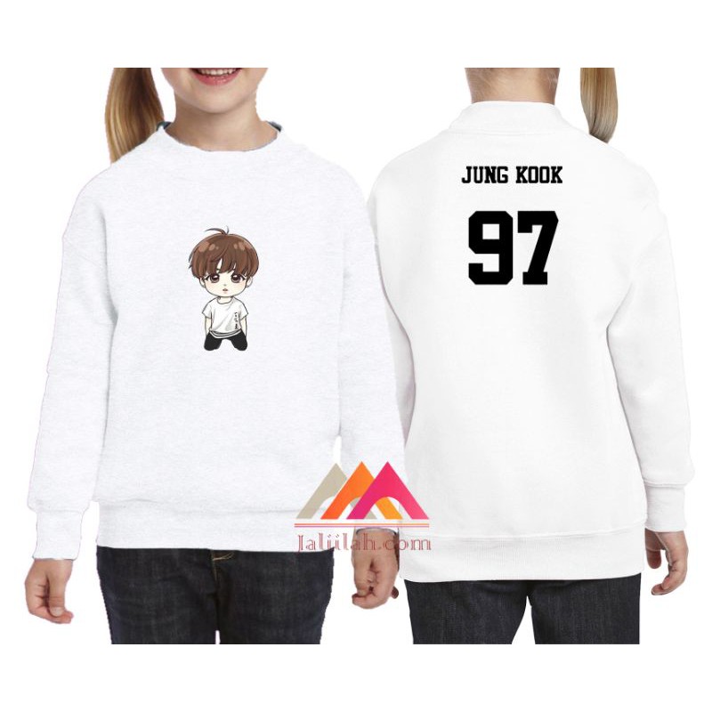 Áo Khoác Sweater Phong Cách Anime Bts Jungkook Cá Tính