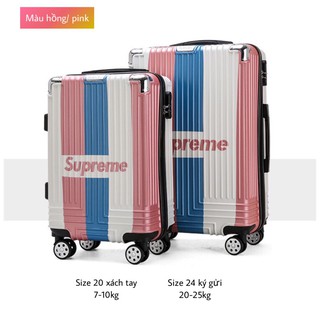 combo vali 20-24 in chữ SUP