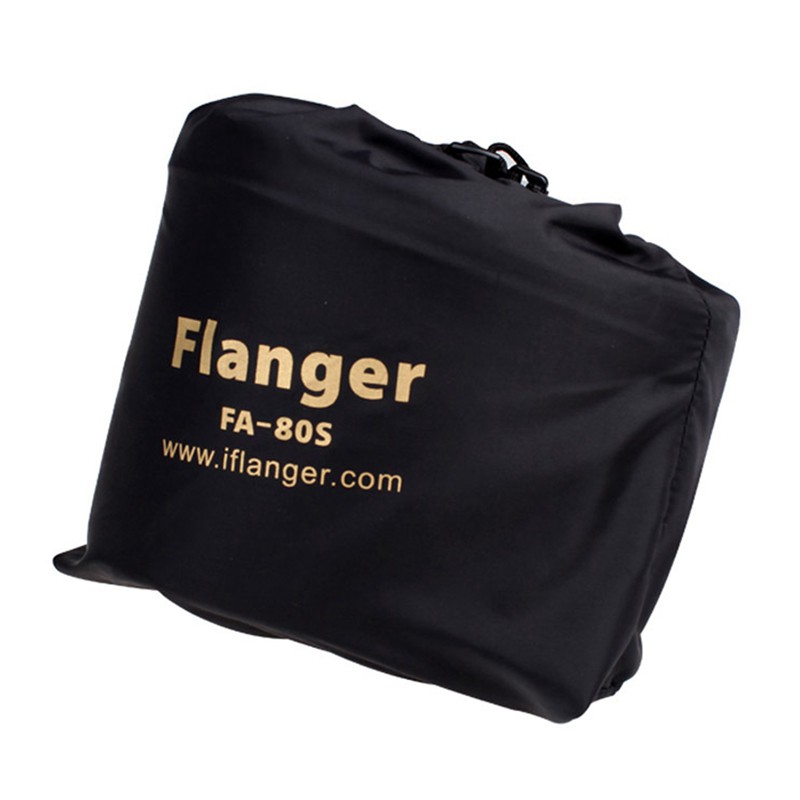 Flanger Guitar Cushion Leather Cover Built-in Sponge Soft Durable for Classical Acoustic Electric Guitar-Black