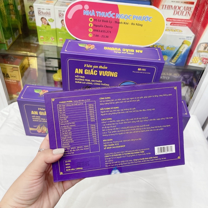 AN GIẤC VƯƠNG - Hoạt huyết an thần