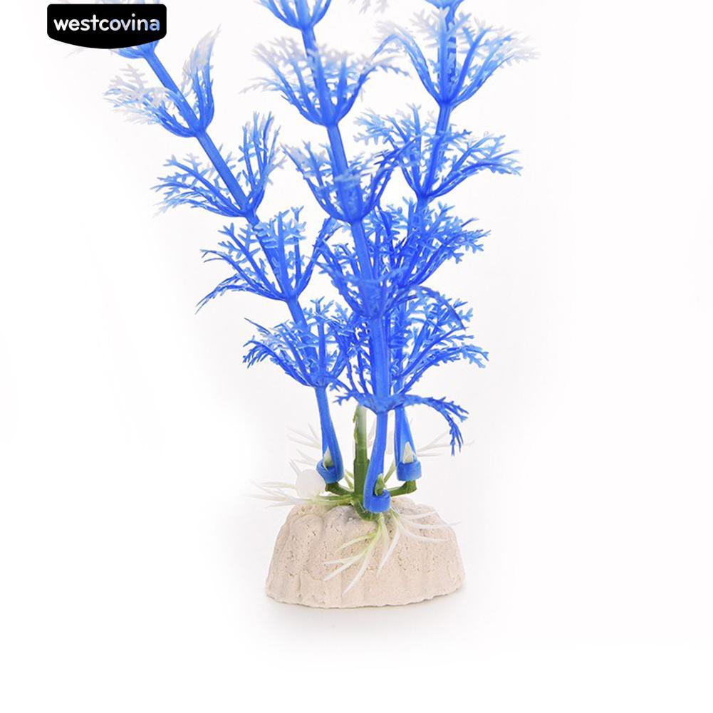 Cây Giả Màu Sắc Tươi Sáng Dùng Để Trang Trí Bể Nuôi Cá